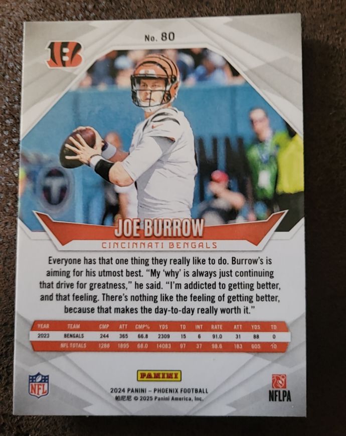 2024 Panini Phoenix #80 Joe Burrow — front