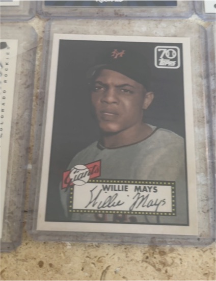 2021 Topps Series 1 #TDH-4 Willie Mays — front
