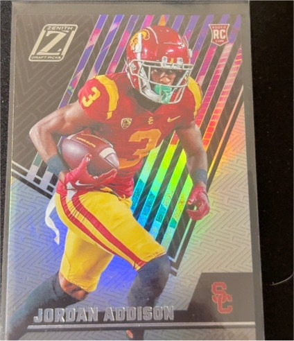 2023 Panini Chronicles Draft Picks Zenith #9 Jordan Addison — front