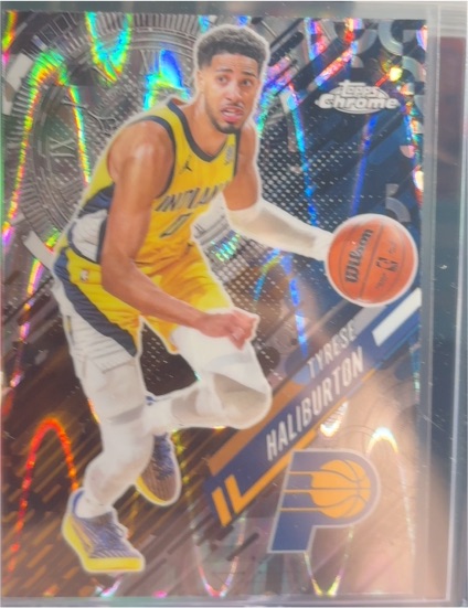 2025-26 Topps Chrome #GT-5 Tyrese Haliburton Go Time — front
