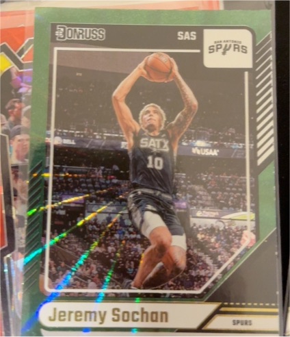 2024-25 Donruss #180 Jeremy Sochan — front