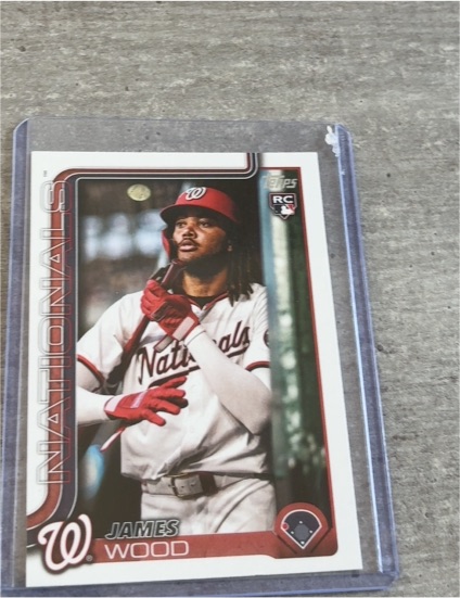 2025 Topps #181 James Wood — front
