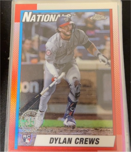 2025 Topps Chrome #90CB-16 Dylan Crews — front