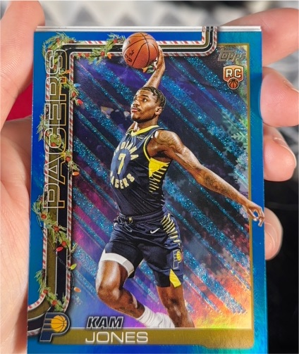 2025-26 Topps Holiday #H198 Kam Jones — front