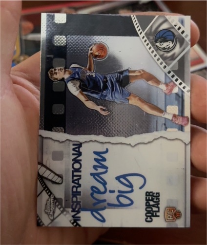 2025-26 Topps Chrome #IP-18 Cooper Flagg Inspirational Dream Big Rookie — front