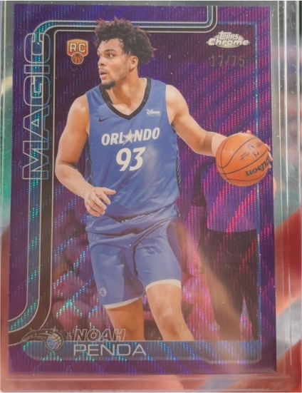 2025-26 Topps Chrome #282 Noah Penda — front