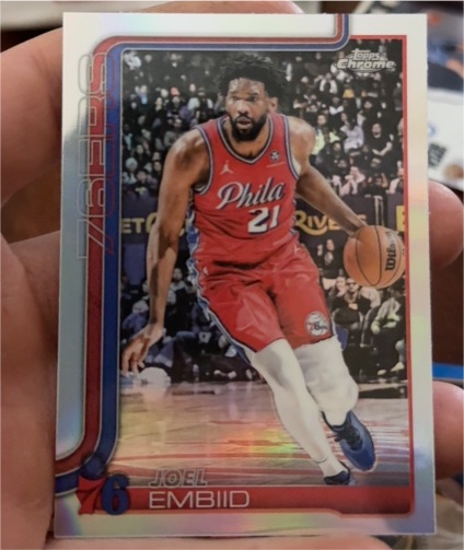 2025-26 Topps Chrome #149 Joel Embiid — front