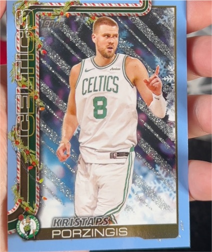 2025-26 Topps Holiday #H3 Kristaps Porzingis — front