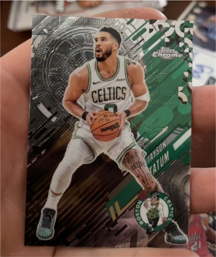 2025-26 Topps Chrome #GT-3 Jayson Tatum Go Time — front