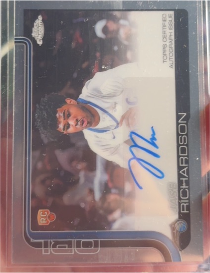 2025 Topps Chrome #275 Jase Richardson — front