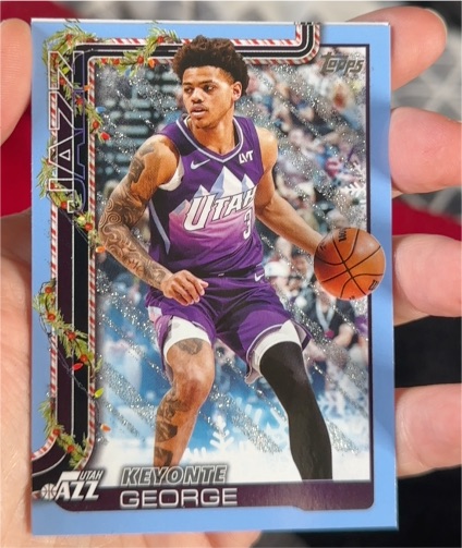 2025-26 Topps Holiday #H103 Keyonte George — front