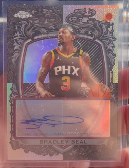 2025-26 Topps Chrome #SS-BB Bradley Beal Signature Style Auto — front