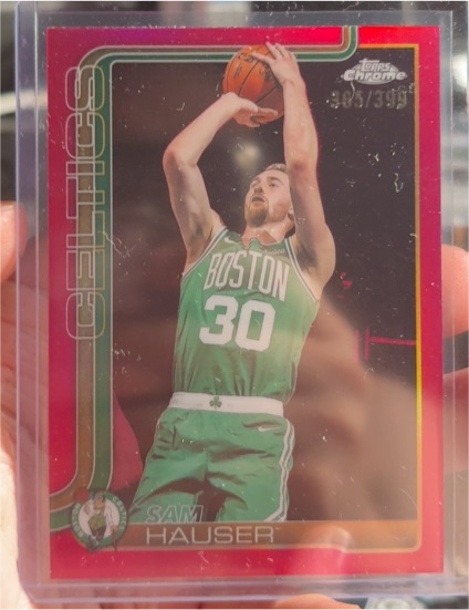 2025-26 Topps Chrome #14 Sam Hauser — front