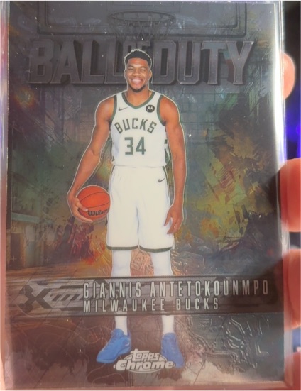 2025-26 Topps Chrome #BD-4 Giannis Antetokounmpo Ball of Duty — front