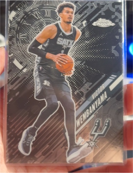 2025-26 Topps Chrome #GT-11 Victor Wembanyama Go Time — front