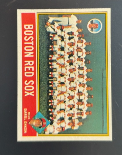 1976 Topps #118 Boston Red Sox/Darrell Johnson — front