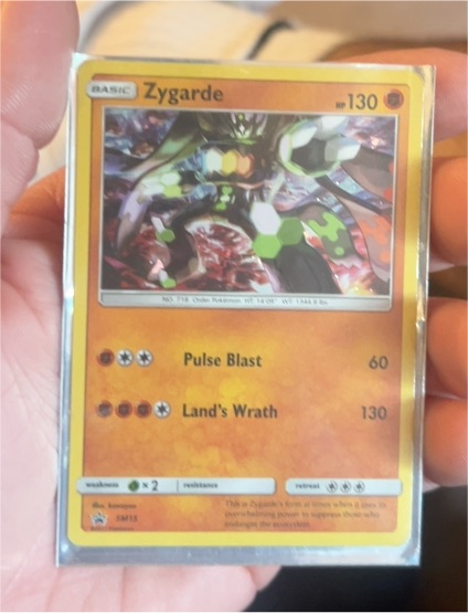 2017 Pokemon SM15 Zygarde Black Star Promo — front