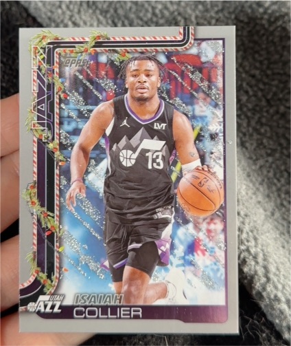 2025-26 Topps Holiday #H105 Isaiah Collier — front