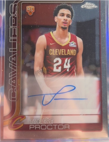 2025-26 Topps Chrome #300 Tyrese Proctor — front