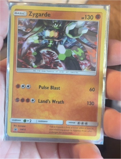 2017 Pokémon SM15 Zygarde — front