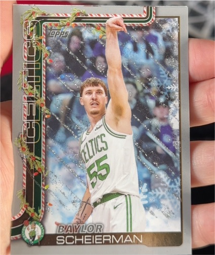 2025-26 Topps Holiday #H5 Baylor Scheierman — front