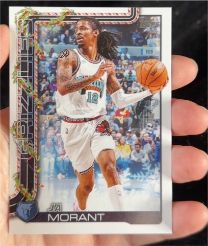 2025-26 Topps Holiday #H146 Ja Morant — front