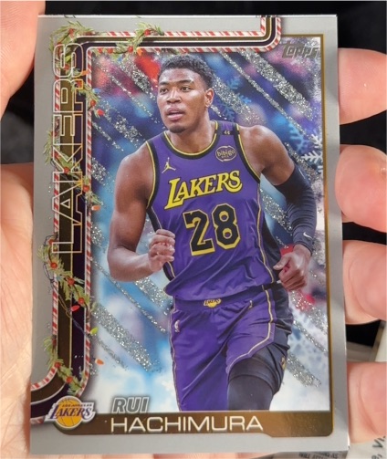 2025-26 Topps Holiday #H123 Rui Hachimura — front