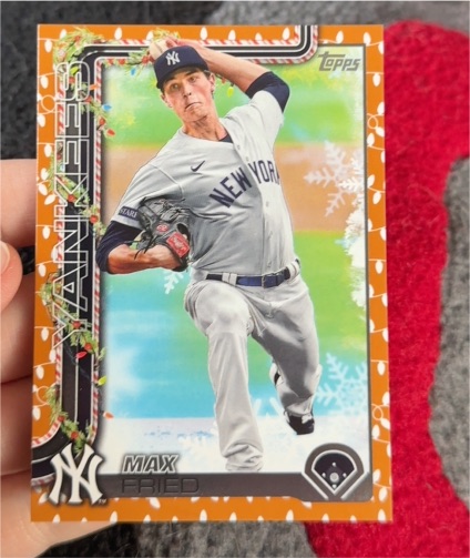 2025 Topps Holiday #H119 Max Fried — front