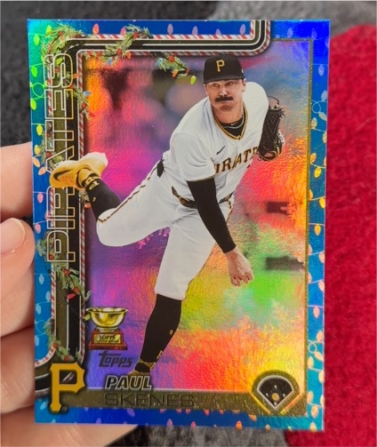 2025 Topps Holiday #H70 Paul Skenes — front
