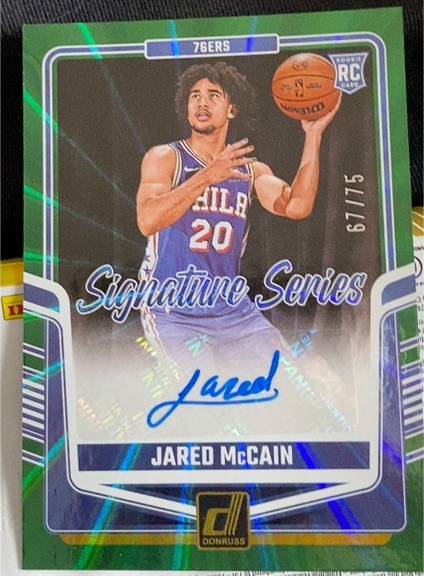 2024-25 Donruss Signature Series #SS-JMC Jared McCain — front