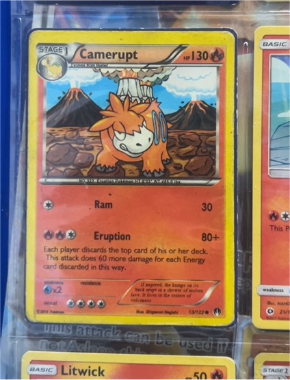 2016 Pokémon XY BREAKpoint #13 Camerupt — front
