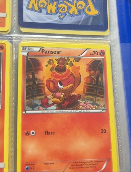 2012 Pokémon Next Destinies #15 Pansear — front