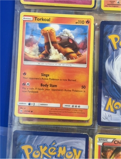 2017 Pokemon Sun & Moon Base Set #23 Torkoal — front