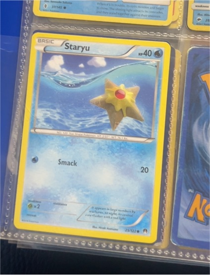 2016 Pokémon XY BREAKpoint #25 Staryu — front