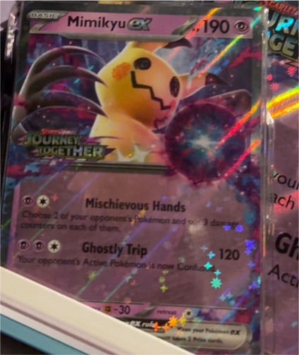 2025 Pokémon SV09: Journey Together #069 Mimikyu EX — front