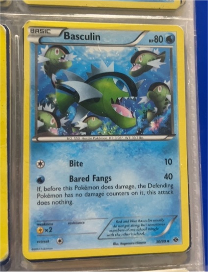 2012 Pokémon Next Destinies #30 Basculin — front
