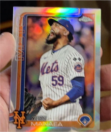2025 Topps Chrome #287 Sean Manaea — front