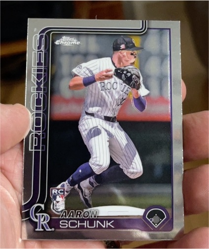 2025 Topps Chrome #238 Aaron Schunk — front