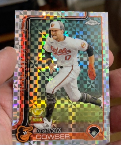 2025 Topps Chrome #44 Colton Cowser — front