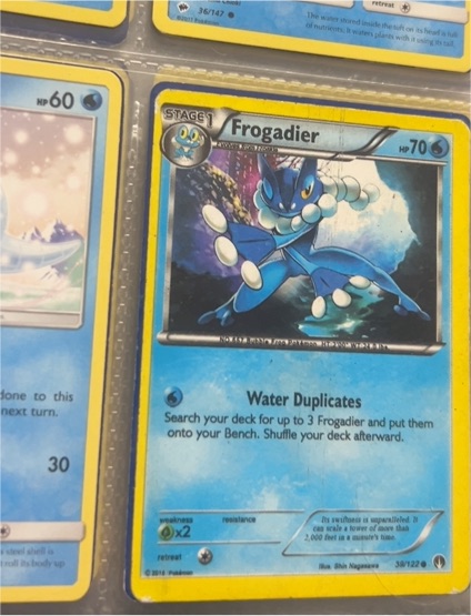 2016 Pokémon XY Breakpoint #39 Frogadier — front