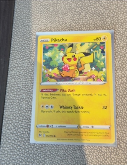 2022 Pokémon Lost Origin #52 Pikachu — front