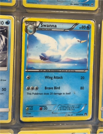 2014 Pokémon BREAKpoint #37 Swanna — front
