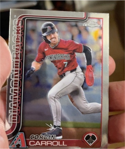 2025 Topps Chrome #268 Corbin Carroll — front