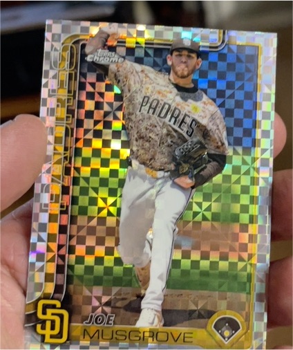 2025 Topps Chrome #55 Joe Musgrove — front