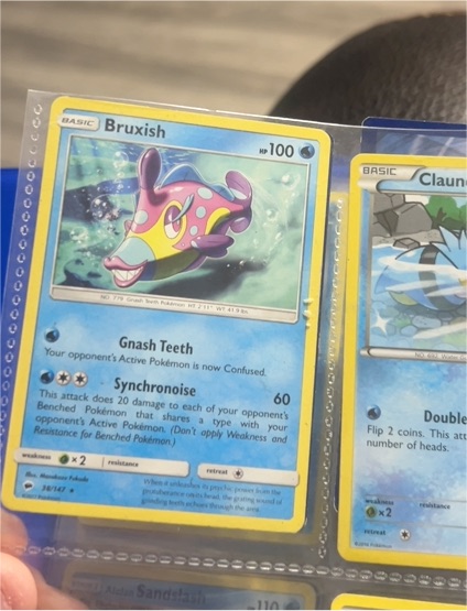 2017 Pokemon Burning Shadows #38 Bruxish — front
