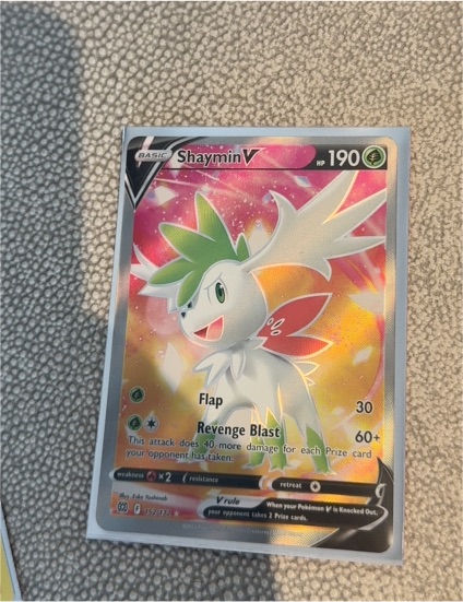2022 Pokémon Sword & Shield Brilliant Stars #152 Shaymin V — front