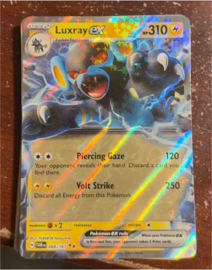 2024 Pokémon TCG SV06: Twilight Masquerade #068/167 Luxray ex — front