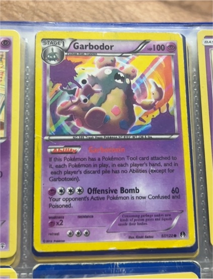 2014 Pokémon BREAKpoint #57 Garbodor — front
