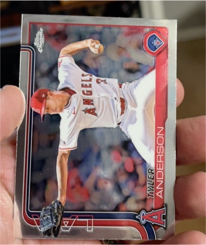 2025 Topps Chrome #227 Tyler Anderson — front