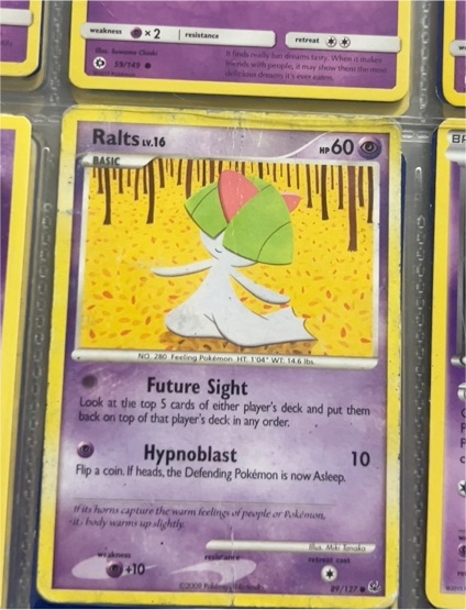 2009 Pokémon Platinum #89 Ralts — front